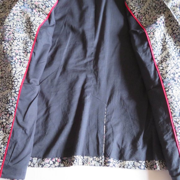 🎉HP🎉Talbots Lined Floral Cotton Blazer - Size 10 - Great for Spring/Summer - EUC - Picture 11 of 13